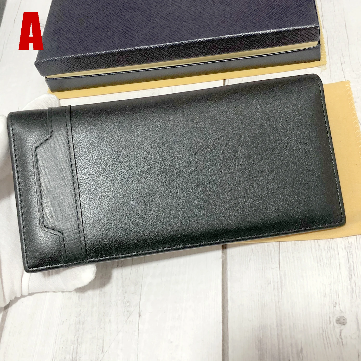 Luxury Men's Long Wallet MB Purses Genuine Leather  Designer Wallet  MHB09
