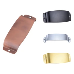 1Pcs Steel Electric Guitar Pickup Cover Protector For Jazz Bass JB Electric Bass Guitar For Fender With 2 Screws
