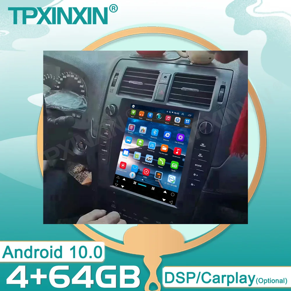 

Android 10 4+64G For Toyota Crown 2013 2014 IPS Touch Screen Navigation Car Multimedia GPS Radio Player Buit-in Carplay