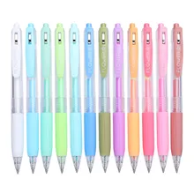 Stylos à Gel créatifs, 12 couleurs/ensemble, 0.5mm, encre à balles, marqueur d'écriture, papeterie de Style à la mode, fournitures scolaires et de bureau, cadeau