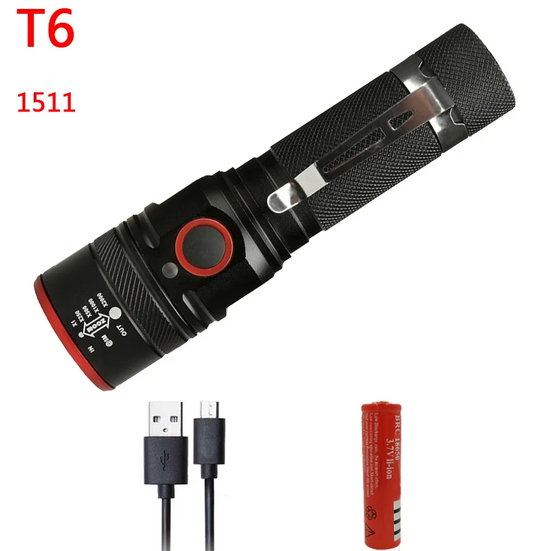 Litwod Z35 Micro USB Перезаряжаемый светодиодный фонарик XM-L2 U3 масштабируемый 18650 перезаряжаемый аккумулятор фонарик 1 Режим ВКЛ/ВЫКЛ - Испускаемый цвет: Option F