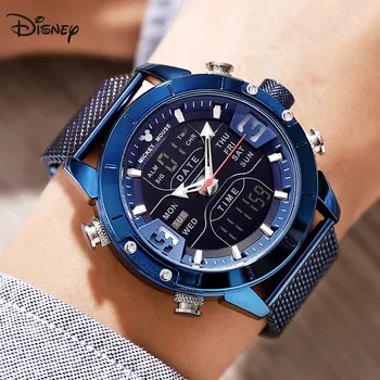 

Disney Watch multifunctional men's electronic watch cool net with dual movement waterproof sports watch for men