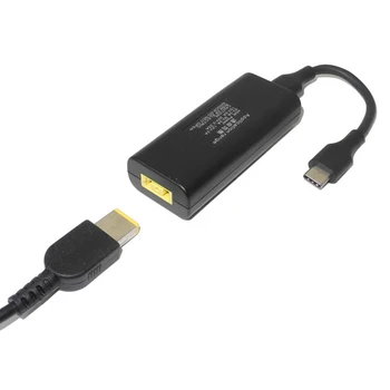 

Adapter DC Converter Jack Cable USB Multifunction Connector Accessories Square Plug Female To Type C Power Charger For Lenovo