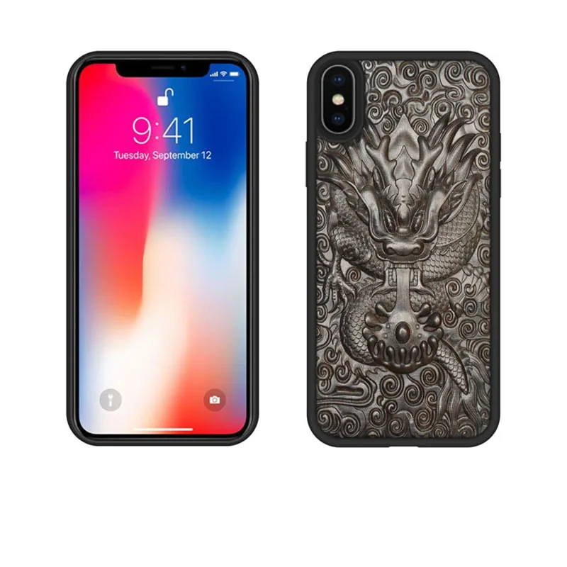 Роскошный Деревянный ящик для iPhone 11 pro max чехол 3D рельефный Fundas TPU+ Ebony 11 pro Чехол для iPhone 6 6s 7 8 Plus X XS Max чехол Coque