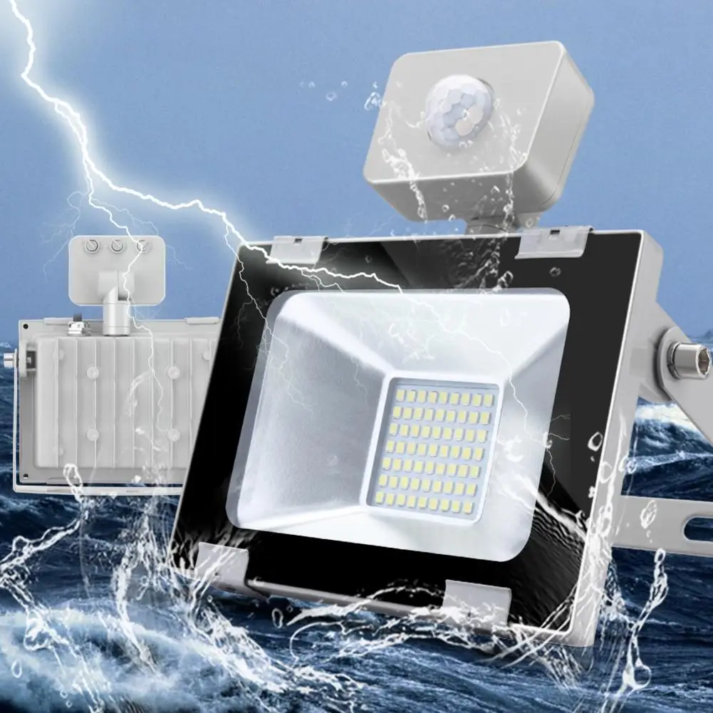 

30W 5th Generation Flood Light Ultra-thin Cold White With Induction 220V