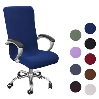 

Office Computer Anti-dirty Rotating Stretch Desk Seat Chair Cover Waterproof Elastic Chair Covers Removable Slipcovers S/M/L