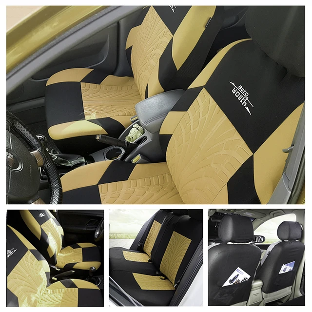 AUTOYOUTH Sport Auto Sitzbezüge Universal-Fit Die Meisten Marke Fahrzeug Sitze  Auto Seat Protector Innen Zubehör Schwarz Sitz Abdeckung - AliExpress