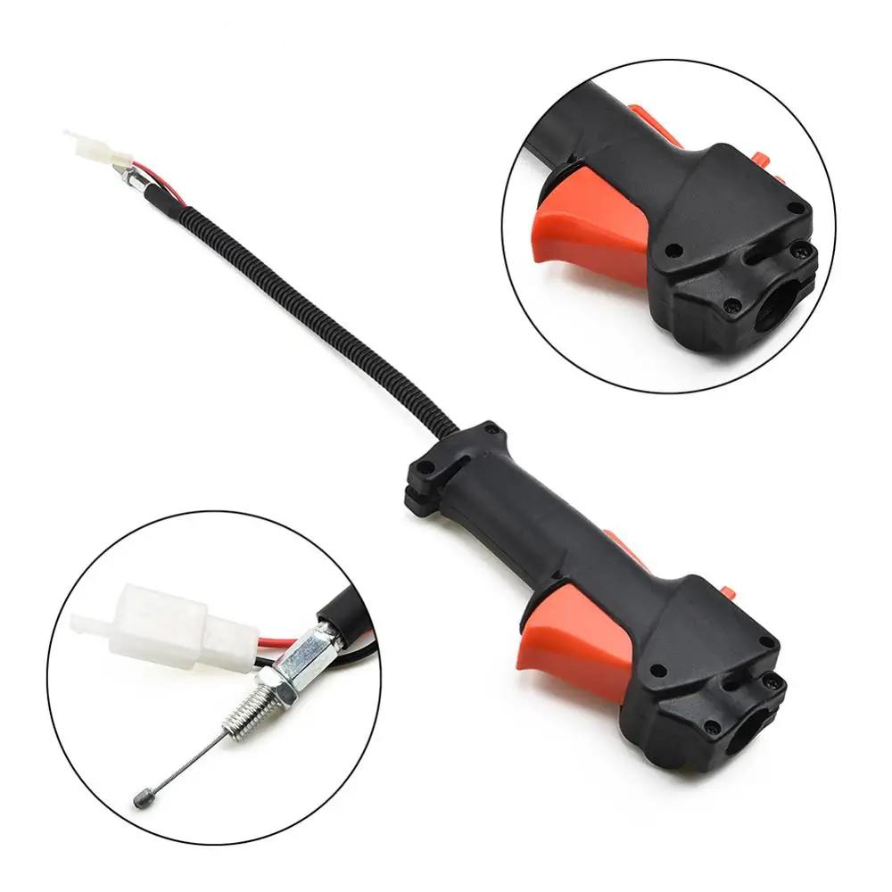 1*Strimmer Switch Throttle Cable Handle Trigger On Off Kill Switch
