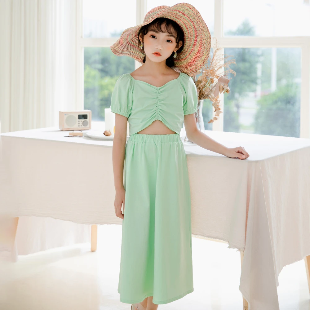 Conjuntos de chicas adolescentes, ropa para niños, conjunto de falda para niña, Tops y largas, conjuntos de ropa para niña, traje de dos piezas para bebé 2020 - AliExpress y niños