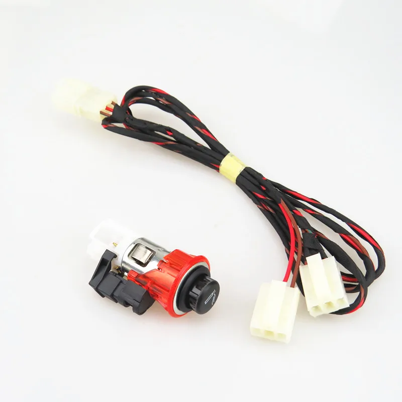 

AZQFZ Cigarette Lighter +Cable Plug Harness For Q3 A3 S3 Seat Toledo Leon VW Passat Golf Tiguan Campob Citigo Octavia 1J0919307