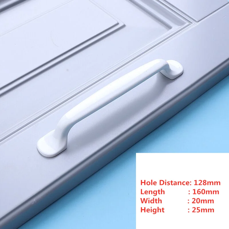 Simplicity Fuji White Kitchen and Furniture Handles