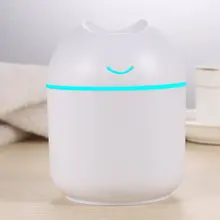 Umidificador de ar mini ultra sônico usb difusor de óleo essencial carro purificador aroma ânion névoa maker para casa carro com led noite lâmpada