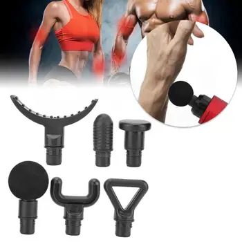 

6pcs 19mm Fascia Massage Gun Body Massager Accessory Replacement Massage Head for Beauty Spa Salon Body Relaxation Health Care