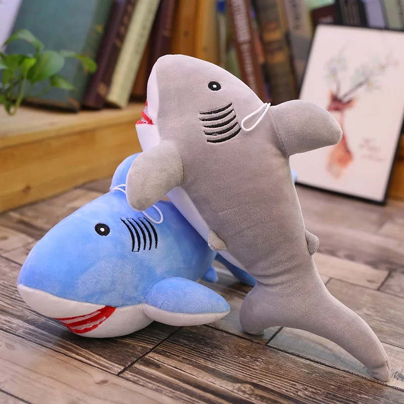 

Large 36cm shark pendant plush toy doll boys and girls bag car key ornaments