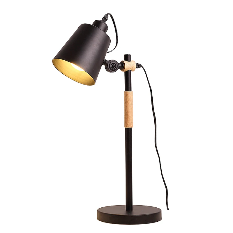 

Led Table Lamp 220V E27 Bulb Knob Switch 3 Modes Desk Light Bed Reading Book Study Home Decoration lights