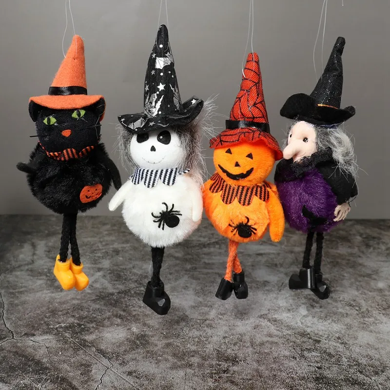 

Halloween Pendant Ghost Festival Bar Pumpkin Witch Ornaments Broom Haunted House Decoration Props Halloween Party Decorations