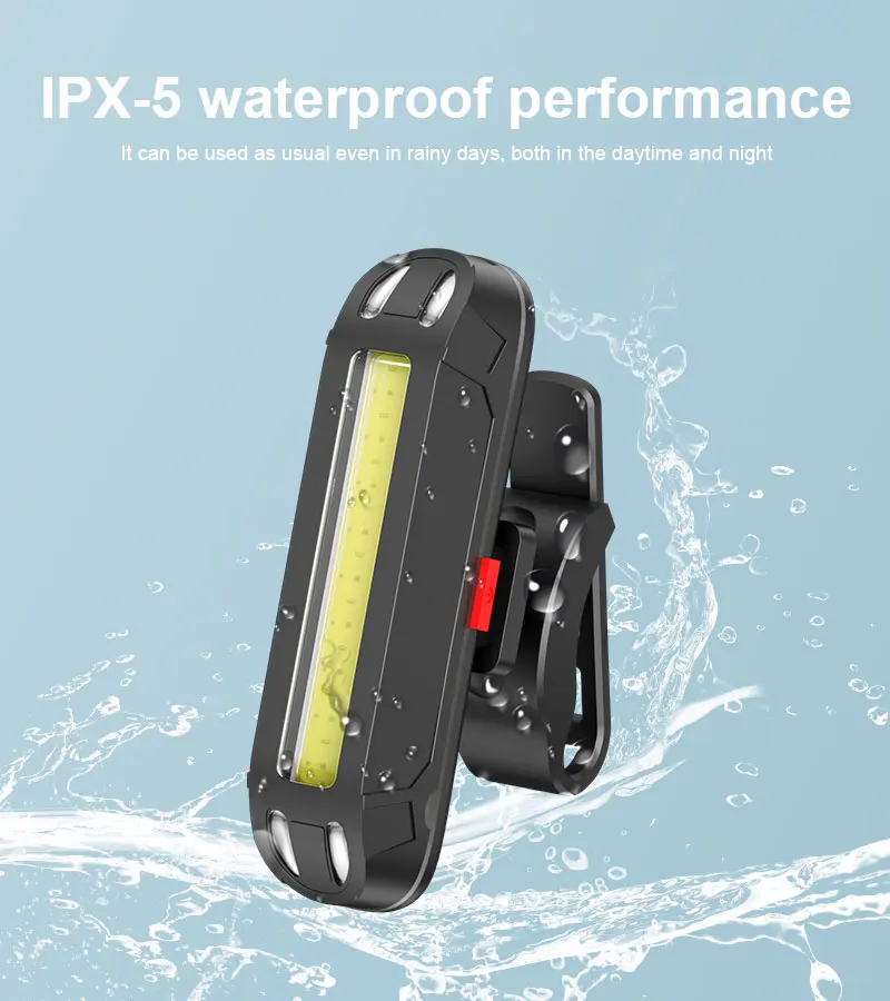 PHMAX Bicycle Flashlight 1500mAh 500 Lumens LED MTB Bike Front Light USB Rechargeable Rainproof Bike Lamp Set Bicycle Headlight