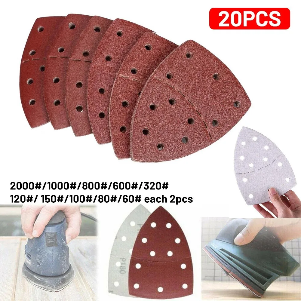 Sanding Disc 60 80 120 150 220 Assorted Grit Hook & Loop Sheets Mouse Sandpaper