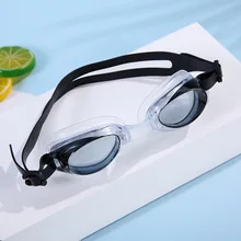 Очки водонепроницаемые противотуманные плавательные очки для взрослых и детей плавательные очки ПВХ цельный купальный костюм