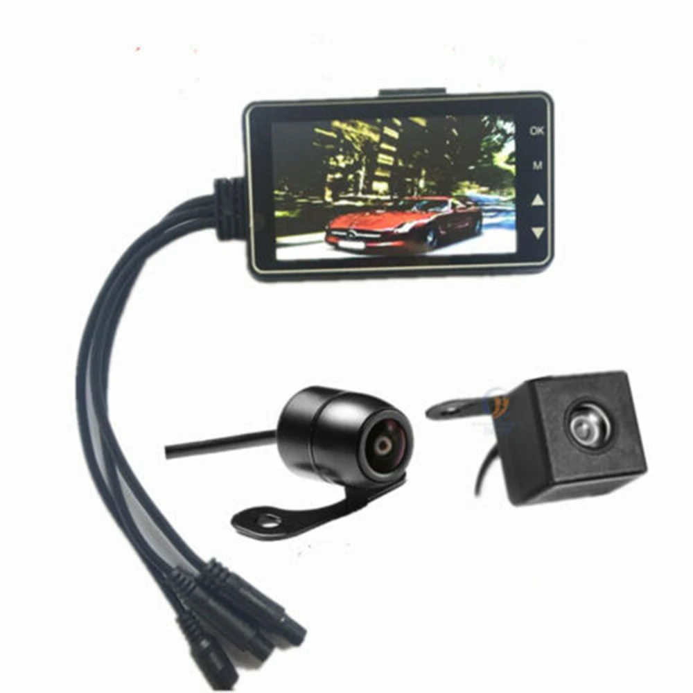 

3.0inch New Motorcycle Driving Recorder Split-type Night Vision Dual-lens HD 3.0" Camera IP68 Waterproof DVR