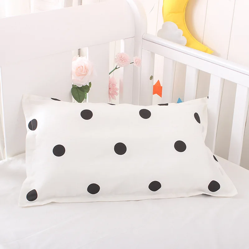 comforter sets 40*25cm INS Baby Pillows For Sleeping Pillow Case Pillow Filling Cotton Woven Fabric Wholesale Baby Bed Products For Newborn baby seat support rope Bedding