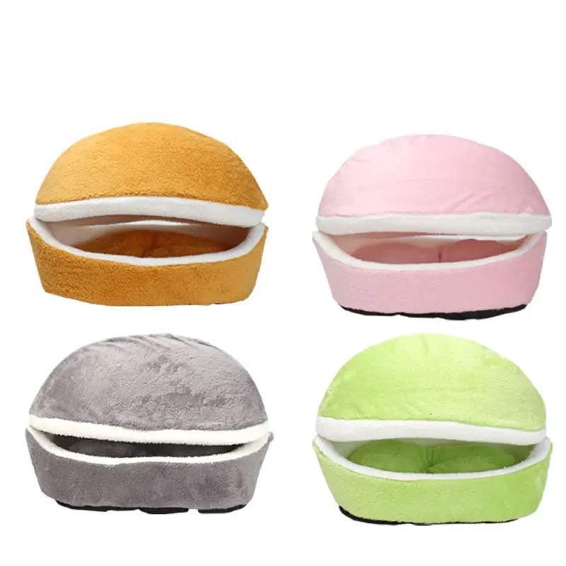 buy Pet dog cat bed yurt shape Litter Nest Sleeping Bag Pet Cage Kennel Windproof Winter Warm Dog Bed House Sofa Pet Products