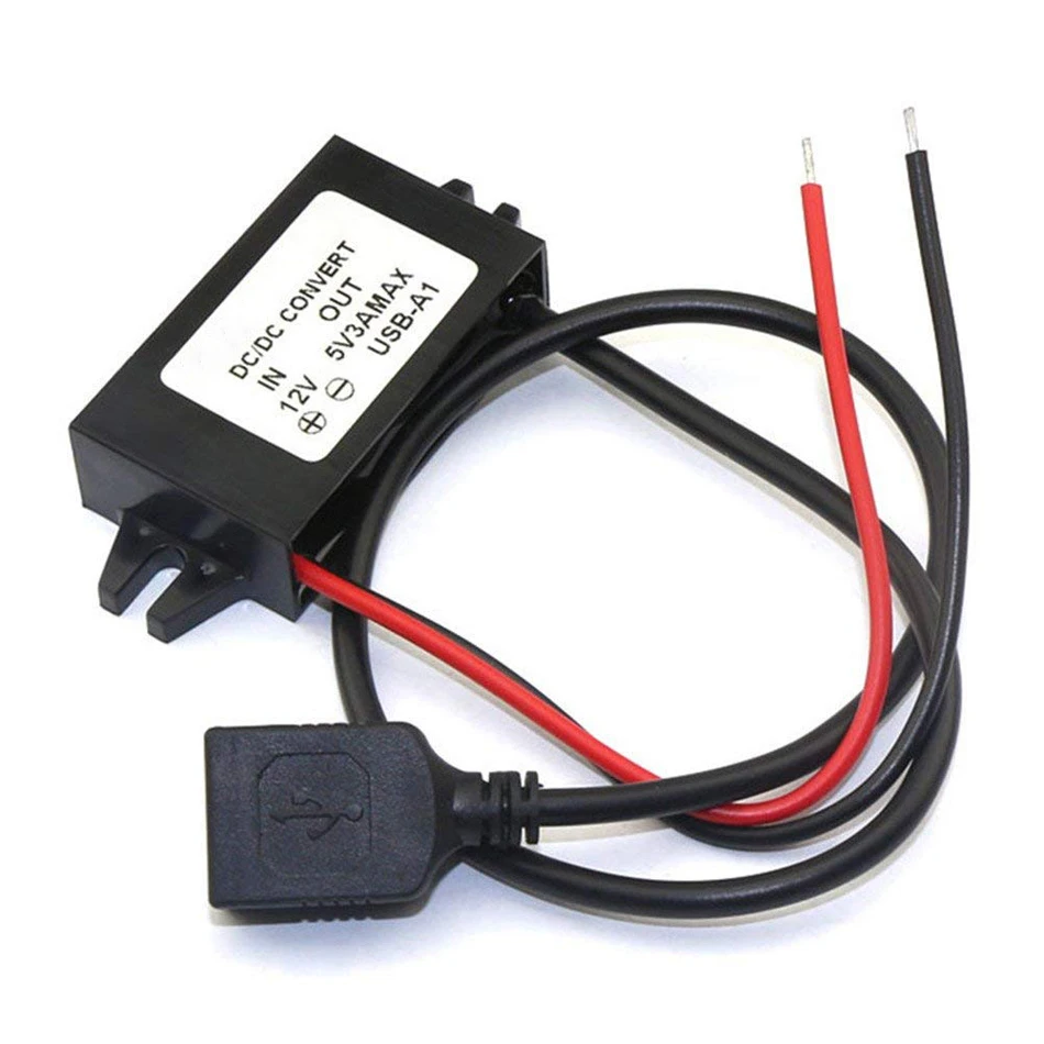 Автомобильный преобразователь 12 В 5 в USB понижающий модуль питания 3A понижающий преобразователь регулятор DC-DC преобразователь питания понижающий Тип USB женский