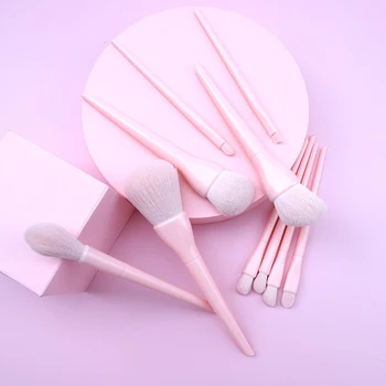 

10pcs/set Colorful makeup brushes set for cosmetic foundation powder blush eyeshadow kabuki blending make up brush beauty tool