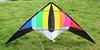Out Door Sport 1.8/2.2 m Power Stunt Kite  Dual Line Rainbow Triangle Kite Good  Flying  With Handle And Line 3
