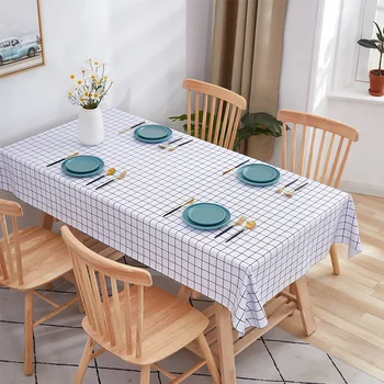 

Tablecloth waterproof, oil-proof, wash-free anti-scald desk student rectangular pvc table mat