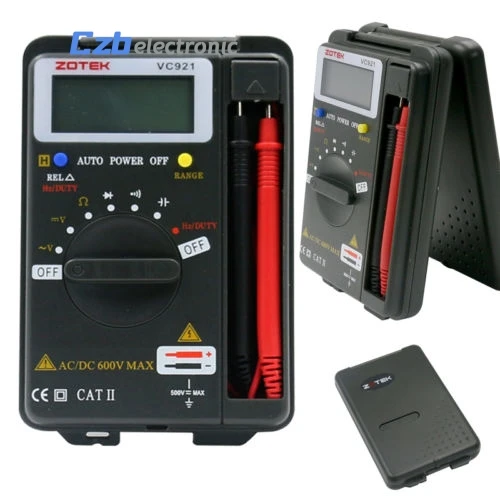 Международная VICTOR VC921 DMM Интегрированный персональный карманный мини цифровой мультиметр