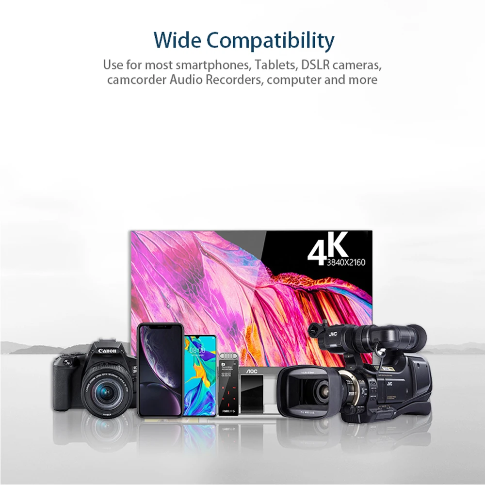 Phone Wireless Lav Microphone Video Audio Lavalier Mic for DSLR Camera DV Smartphone Vlog Live Streaming