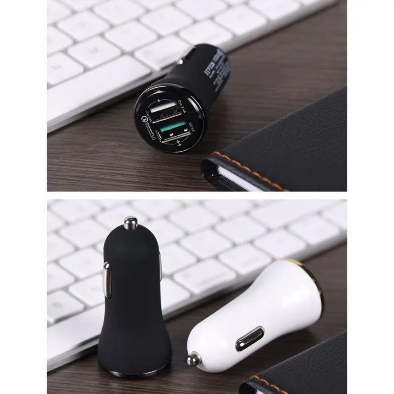 Автомобильное зарядное устройство Quick Charge Qc 3,0 Dual Usb Универсальное зарядное устройство для мобильного телефона Qc3.0 кабель для быстрой зарядки для samsung