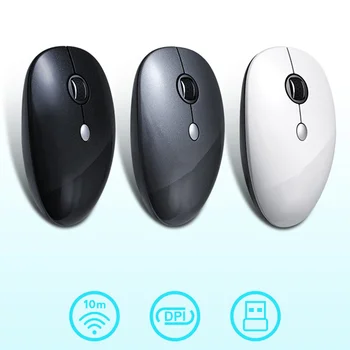 

2.4G Slim Wireless Mouse Less Noise Portable Mobile Energy-saving Mice for Notebook PC Computer VH99