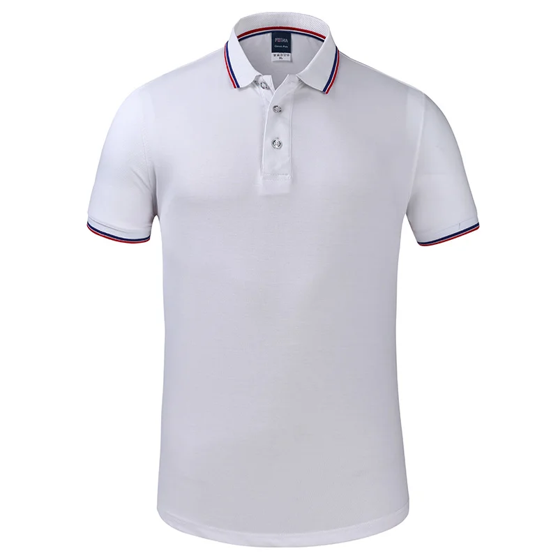 Official custom embroidery polo sport shirt custom text, custom polo shirt, custom Gift Idea Men Women,various sizes& colours - Цвет: White