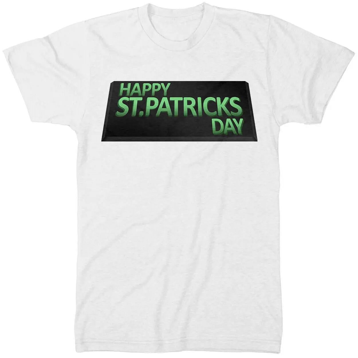 

Happy St Patricks Day Men T Shirt Harp Lucky Gold Clover Ireland Man