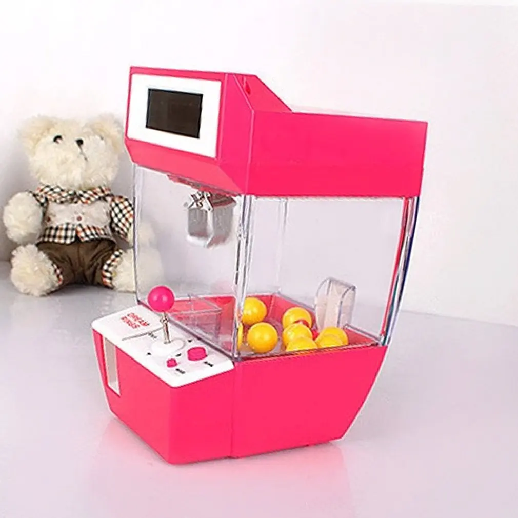 buy Coin Operated Candy Grabber Doll Balls Catcher Board Game Fun Toys Mini Crane Claw Machine With Ala