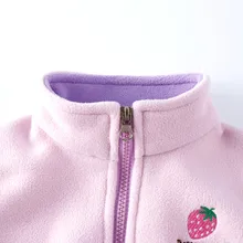 Классная Детская жилетка женская осенняя флисовая Детская универсальная куртка-кардиган ярких цветов теплая куртка