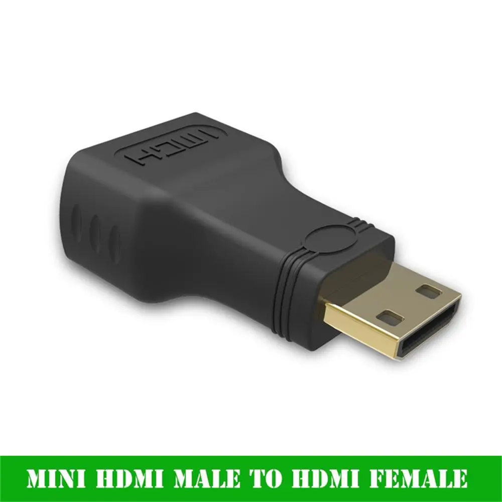 1 шт. Улучшенный позолоченный мини HDMI штекер гнездо адаптер для HDTV 1080p HD камера или