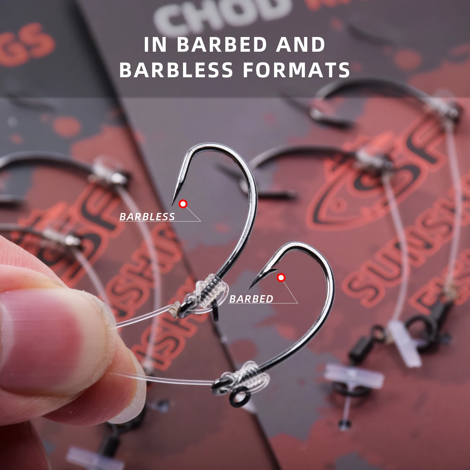 TOBEOME 50 Viti Per Pesca Alla Carpa Con Anello Fisso Koeder Tool Chod Rigs Pesca Alla Carpa Accessori