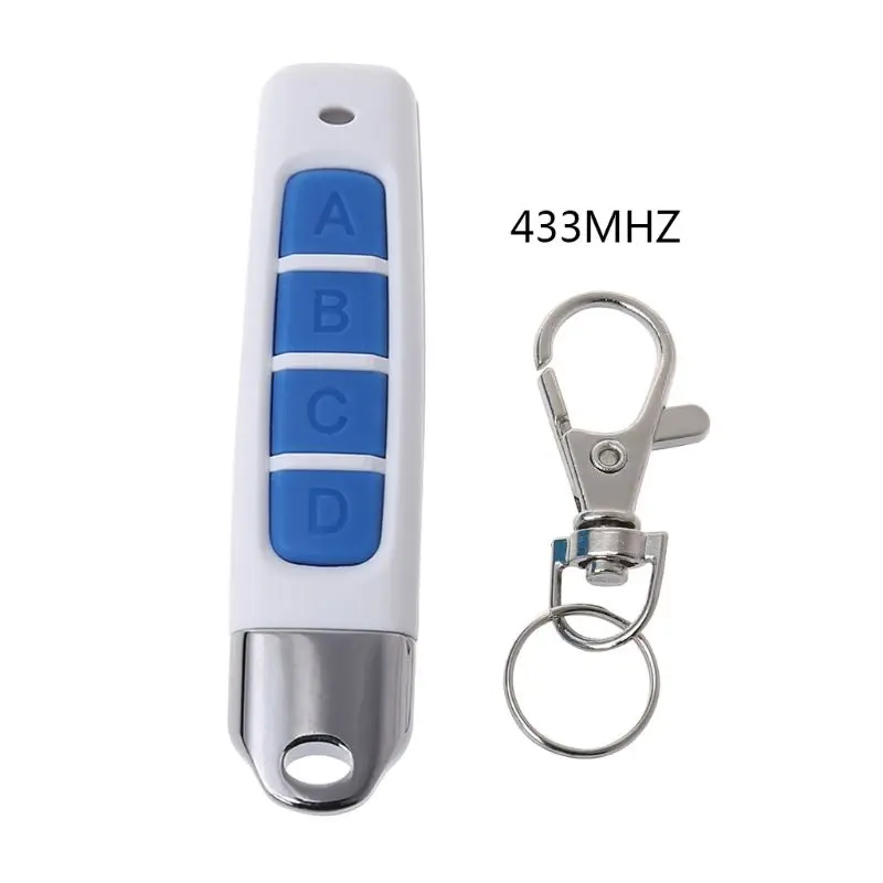 Wireless Transmitter Garage Gate Door Electric Copy Controller 433MHZ 4 Buttons Clone Remote Control Anti-theft Lock Key - Цвет: WB