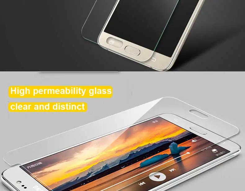 С уровнем твердости 9H закаленное Стекло на для Samsung Galaxy A3 A5 A7 J3 J5 J7 корпусы для телефонов стандарты Экран протектор Защитная пленка