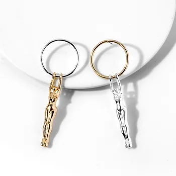 

Women's Boutique Jewelry Unique Design Villain Ring Earrings High-End Hand-Polished Metal Earrings Wedding Party Jewelry