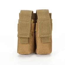 Тактический Molle двойной подсумок кобура фонарик инструмент нож оболочка держатель