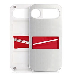3 шт./компл. терка для овощей многофункциональное лезвие ручной Нержавеющая сталь резак для картофеля Картофелечистка лук инструмент для фруктов Кухня - Цвет: red