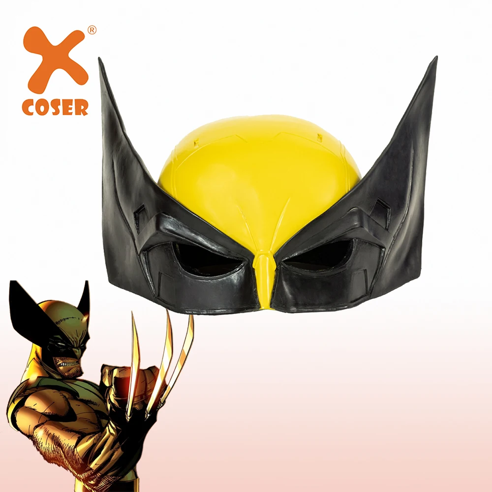 

Xcoser Cool Wolverine Mask X-Men Movie Cosplay Resin Mask Halloween Cosplay Props High Quality