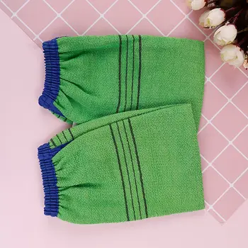 

1pc Shower Spa Exfoliator Two-sided Bath Glove Body Cleaning Scrub Mitt Rub Dead Skin Removal