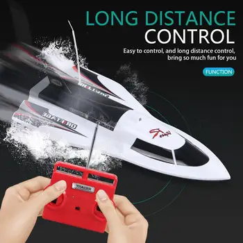 

Create Toys CT3352 Waterproof 4-Channel Remote Control Ship Speed RC Boat Strong Power Rechargeable High Speed Rowing Model D30