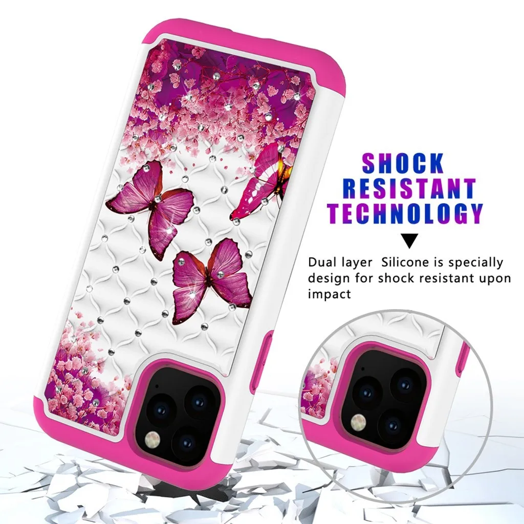 Dream Crystal Style Phone Case For iPhone 11Pro Max Dirt-resistant Slim Fashion Soft Cases Shockproof Dust-proof Phone Case