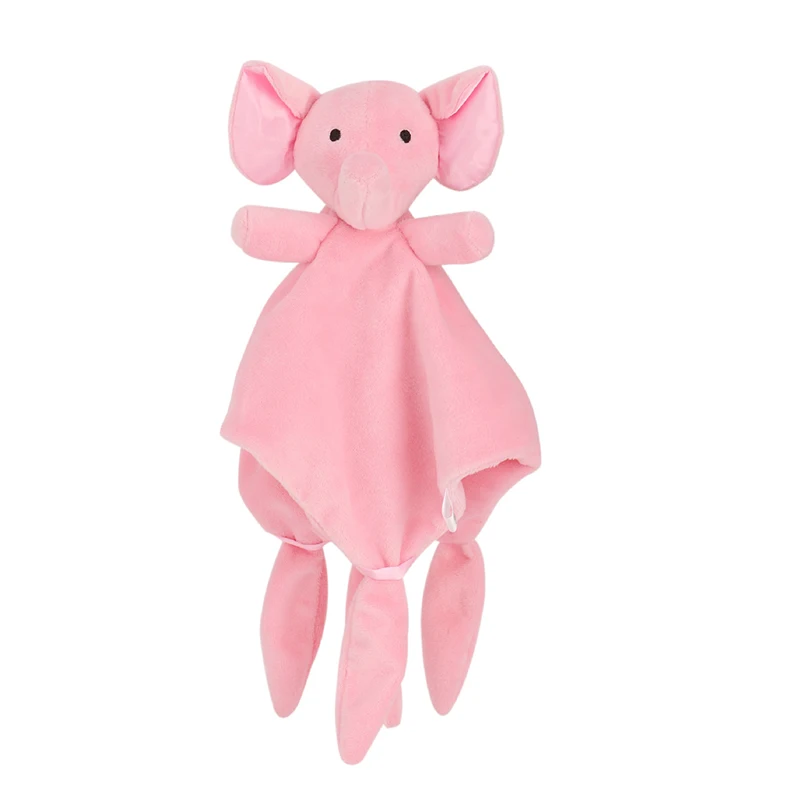 Успокаивающее полотенце для новорожденных, детские игрушки, животные, подарок для малышей, мягкое успокаивающее полотенце, развивающие плюшевые игрушки - Цвет: elephant th056